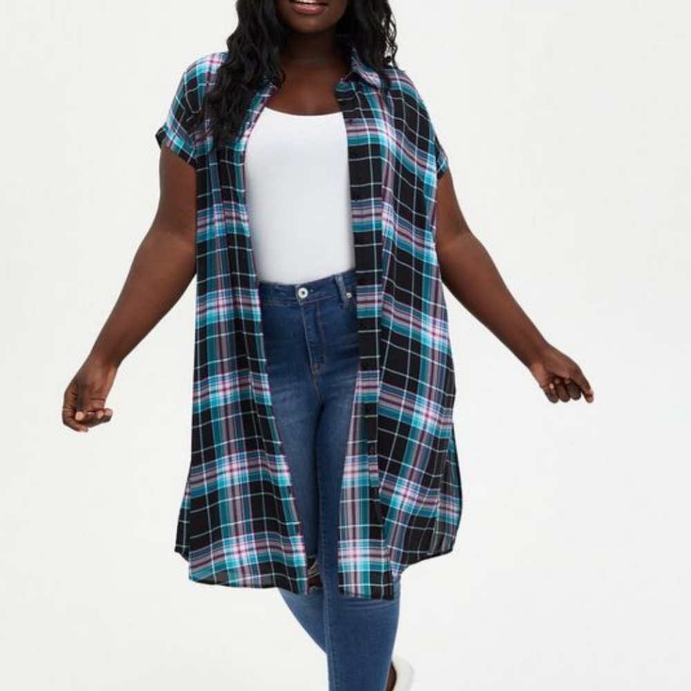 NEW Torrid Tunic Duster Kimono Cover Up Size 3 3X NWT